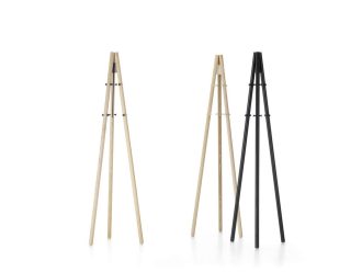 Kiila Coat StandArtek, Kiila Coat Stand, essen naturel/steenwit