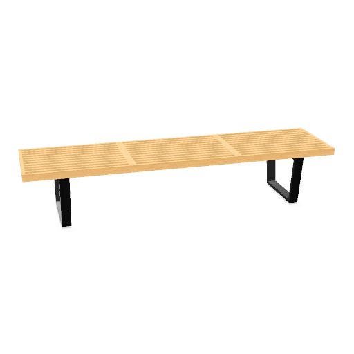 NEL Nelson Bench, lang, essen naturel