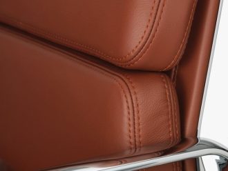 Soft Pad Chair EA 217Soft Pad Group EA 217 - Leder cognac