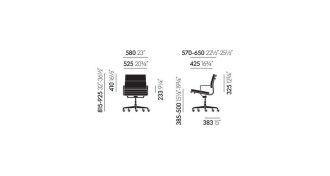 Soft Pad Chair EA 217Soft Pad Group EA 217 - Leder cognac