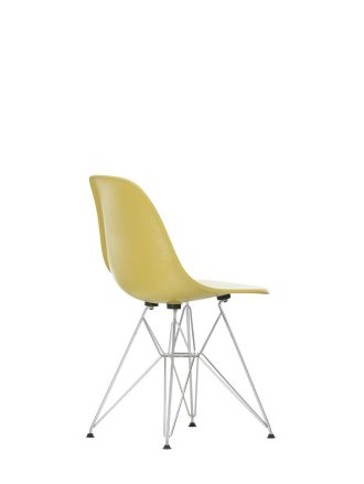 Eames Fiberglass Side Chair (DSR)Vitra - Eames Fiberglass Side Chair DSR - light ochre - chrome