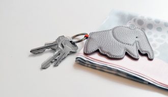 Key Ring ElephantElephant Key Ring - Asphalt