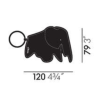 Key Ring ElephantElephant Key Ring - Asphalt