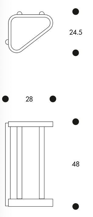 Umbrella stand 115Artek, 115 paraplubak 115