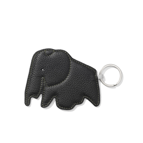 Key Ring Elephant, neroElephant Key Ring - Nero