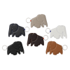 Key Ring Elephant, neroElephant Key Ring - Nero