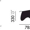 Eames Elephant, pale rose REEEL Ea. Elephant (Plastic) pale rose RE