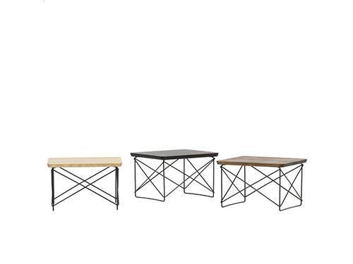 Occasional Table LTROccasional Table LTR - bijzettafel, gelamineerd tafelblad, HPL wit, onderstel verchroomde staaldraad
