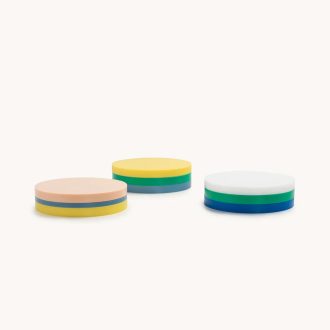 Five circles set DFive circles, BL, YE, GR