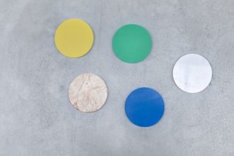 Five circles set DFive circles, BL, YE, GR