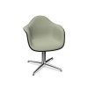 Eames Plastic Armchair DALEames Plastic Armchair DAL - Hopsak - Ivory/Forest - Pebble - Aluminium Gepolijst