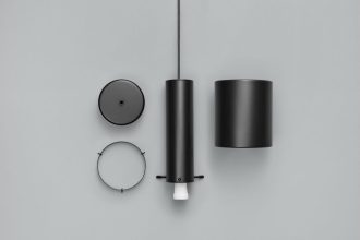 A110 Hanglamp "Hand Grenade" hanglamp A110 zwart/zwart EU
