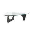 Noguchi Coffee TableCoffee Table - essen zwart, helder glas