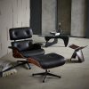 Noguchi Coffee TableCoffee Table - essen zwart, helder glas