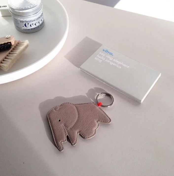 Key Ring ElephantVitra - Elephant Key Ring - Sand