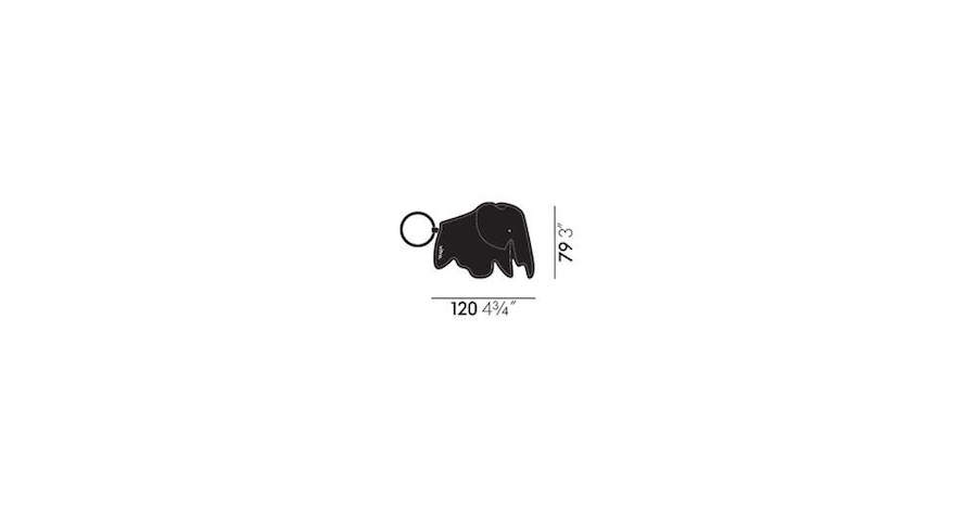 Key Ring ElephantVitra - Elephant Key Ring - Sand