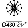 Polygon ClockVitra - Polygon Clock - walnoot