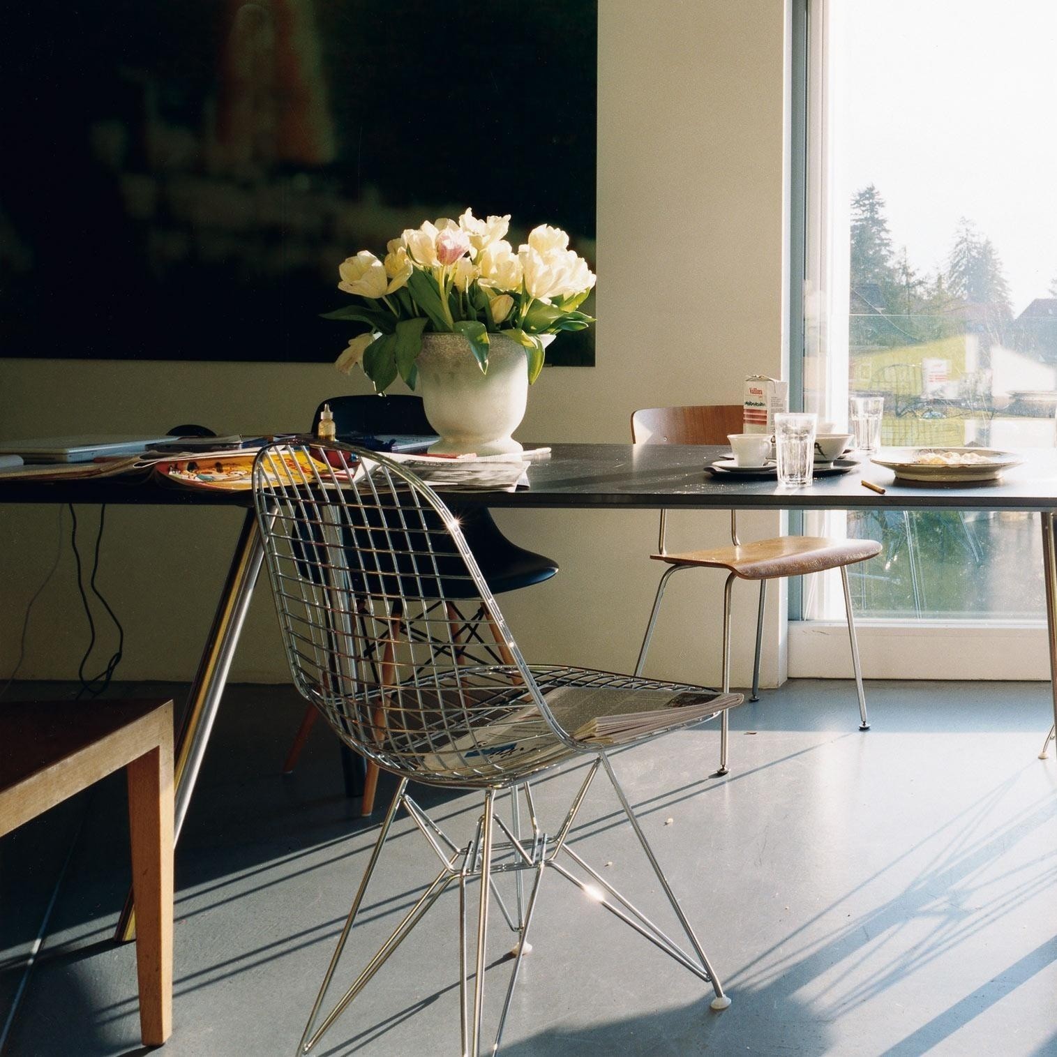 DKR Wire Chair DKR Wire Chair , chroom