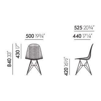 DKR Wire Chair DKR Wire Chair , chroom