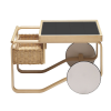 Tea Trolley 900Artek T900 Thee Trolley 900 zwarte tegel