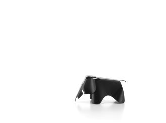 Eames Elephant small, deep black REEEL Eames Elephant small deep black RE