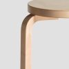Stool 60Artek - Stool 60, poten lak natural birch, zit birch veneer