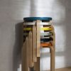 Stool 60Artek - Stool 60, poten lak natural birch, zit birch veneer